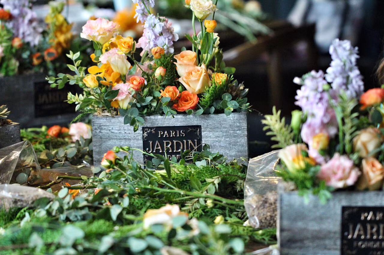 上海diy花艺沙龙活动，「花到家」订制花艺课程